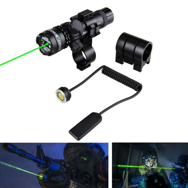 mira laser 5000M Tactical Green /Red Sight Laser Can Rail Barrel Scope  Remote Adjustable Switch Rifle Air Gun Scope No Battery - AliExpress