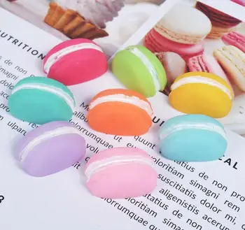 

Kawaii Resin cream burger Charms For Slime Clay Candy DIY Flatback Charms Cake Phone Decoration Slime Supplies Toys