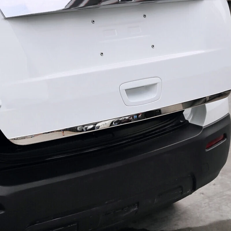 Нержавеющая сталь для Chevrolet TRAX наклейка на дверь задняя дверь отделка багажника автомобиля аксессуары для укладки 1 шт