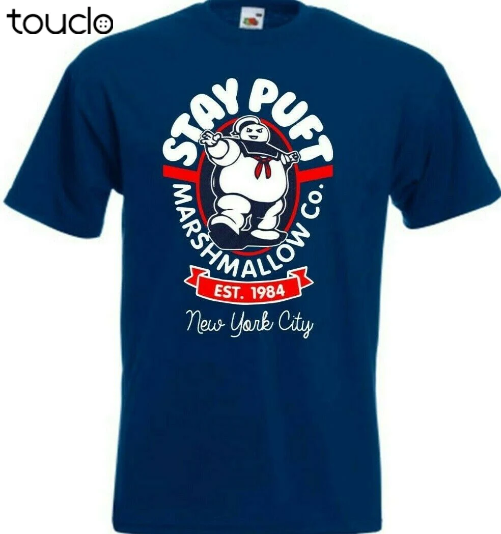 Охотники за привидениями Stay Puft Marshmallow Man New York City 1984 80S Мужская брендовая одежда