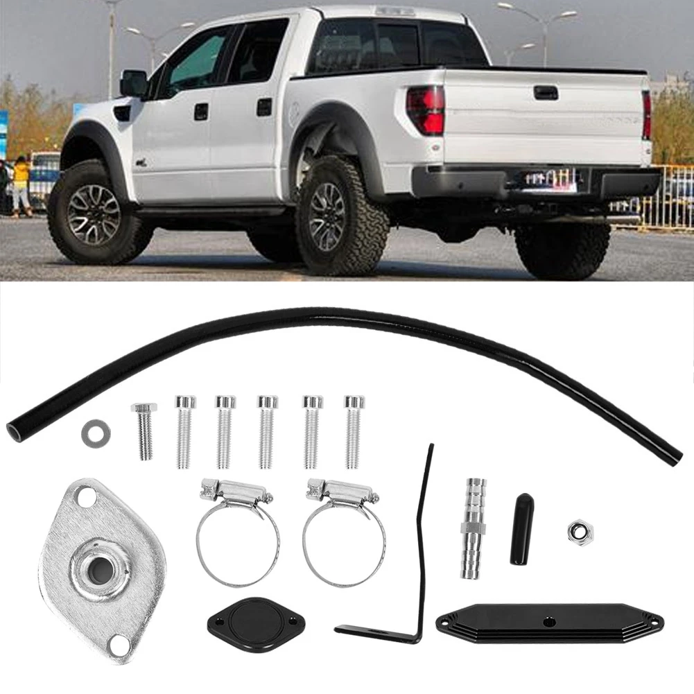 Блок Off Plate EGR клапан охладитель Delete Kit кронштейн датчика давления для Ford F250 F350 F450