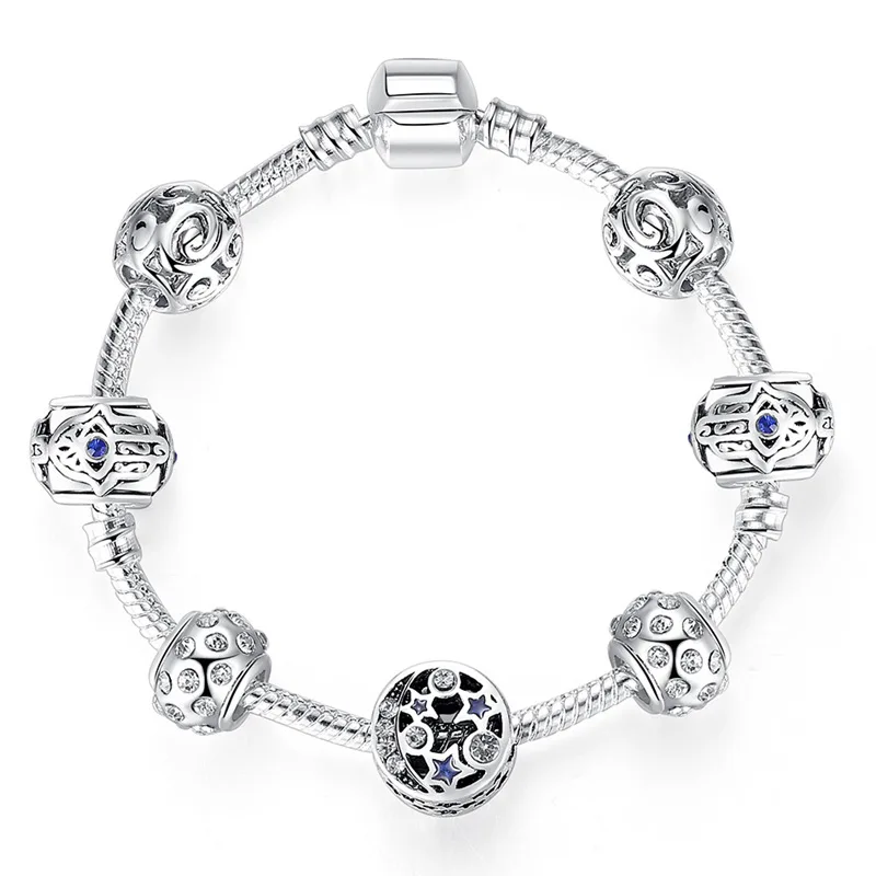 

CodeMonkey New Star Silver Creative Fashion Bracelet DIY Women Bracelets & Bangles For Women Jewelry Accessories CMB142