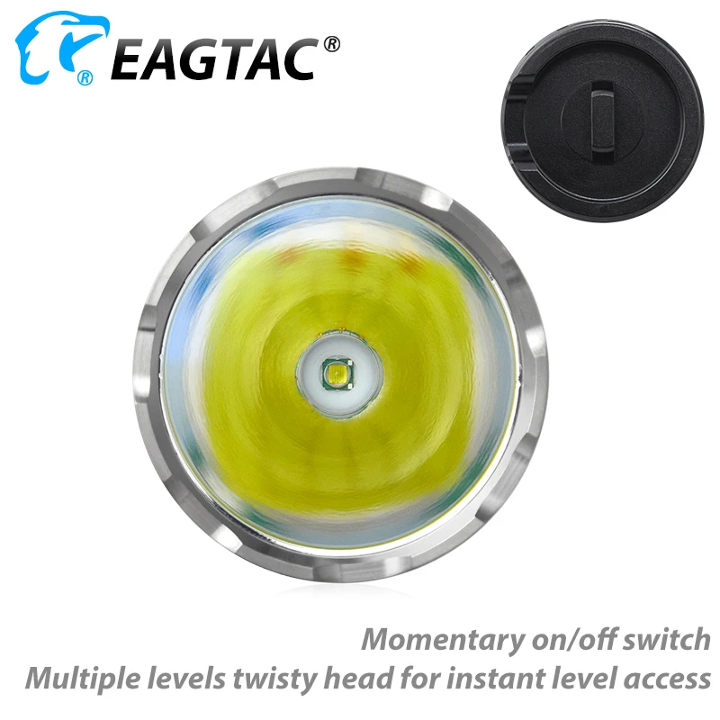 EAGTAC SX25L2T полицейский светильник сверхдальний 717 ярд перезаряжаемый Тактический светильник-вспышка стробоскоп 26650 5000 мАч батарея