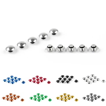 

Areyourshop Sale 10Pcs Motorcycle Moto Universal M10 10MM Hex Socket Bolt Screw Nut Head Cover Cap Aluminum Alloy
