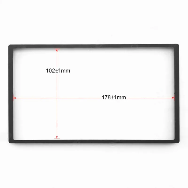

MP5 Lnstallation Accessory 103mm 2 din Frame Car Multimedia Player Double Din Auto Fascias Accessories For 7'' inch Car Radio