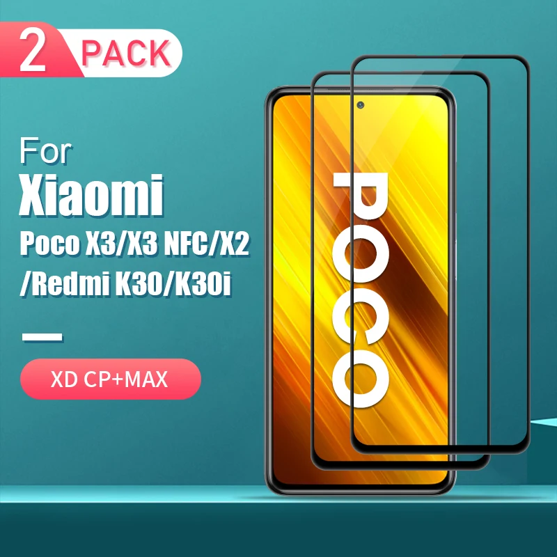 Poco X3 NFC Защитное стекло для экрана 6 67 Xiaomi PocoPhone K30i NILLKIN 9H X2 Tempere защитное