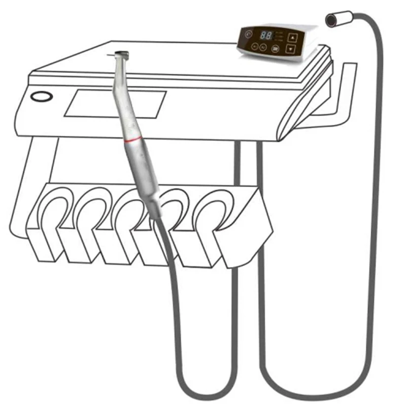Стоматологические медицинские приборы лабораторный бесщеточный микро мотор/100-20000 ОБ/мин светодиодный бесщеточный Стоматологический Электрический мотор с 3 режимами(16:1, 1:1, 1:5