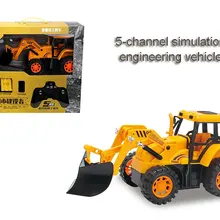 14*12*18 см Мини Моделирование RC Строительство спецэффектов Снегоуборщик модель грузовика 5 каналов 2,4 г инженерное транспортное средство детская игрушка
