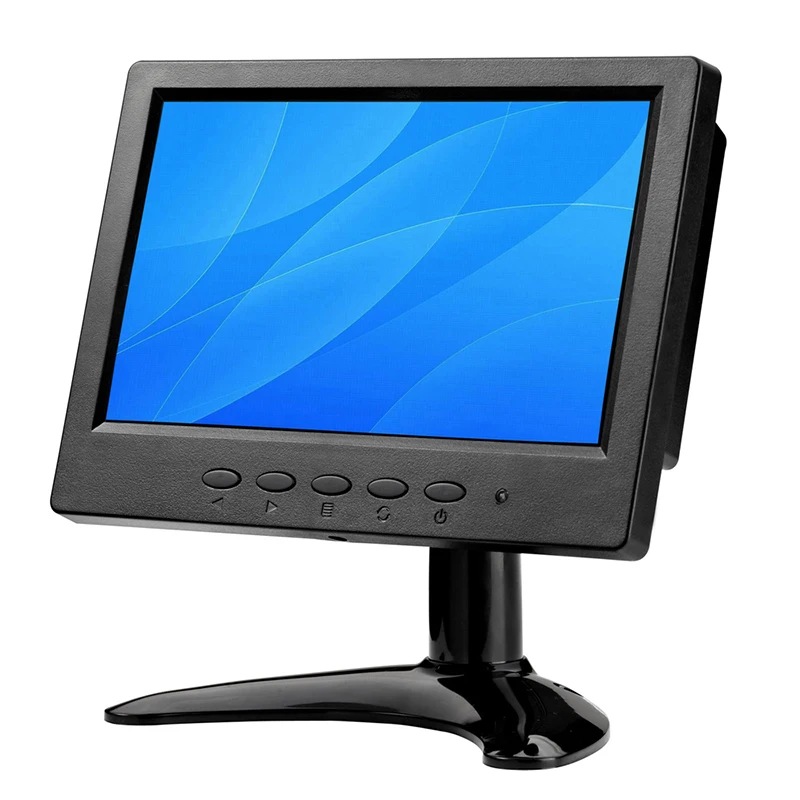 7 дюймов Сенсорный экран монитор 1024*600 CCTV сенсорный с сенсорным экраном AV/BNC/VGA/HDMI/USB