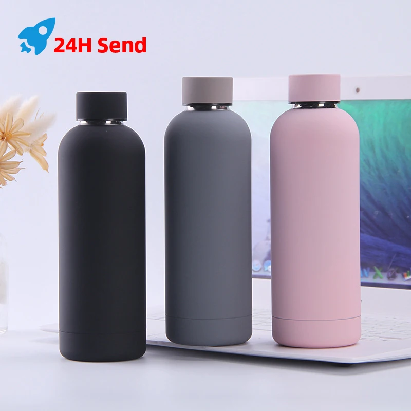 

500ML Stainless Steel Vacuum Flask Portable Thermos Bottle Outdoor Sports Water Kettle Big Belly Cup Travel Mug Drinkware Gift