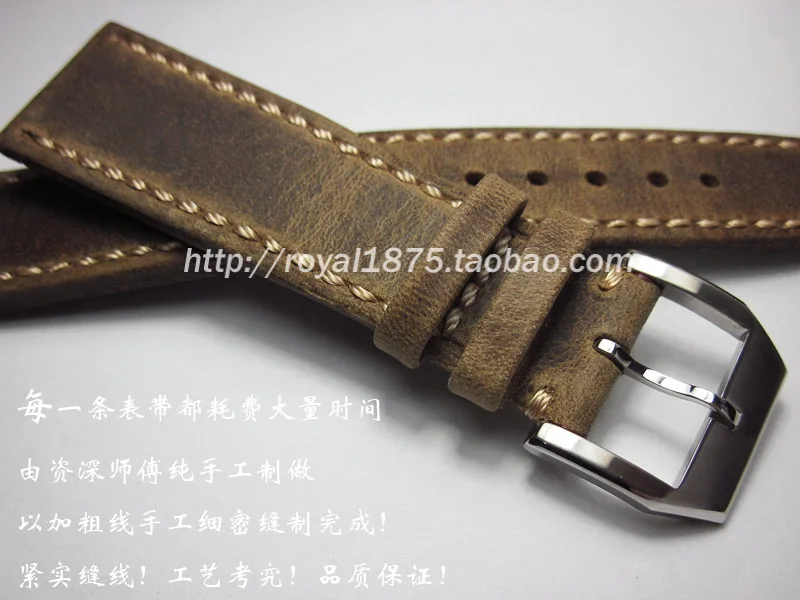 A Винтажный коричневый кожаный ремешок для наручных часов часы аксессуары браслет 20 мм 21 мм 22 мм мужской ремешок для часов Ремешок для часов Omega Tissot - Цвет ремешка: A