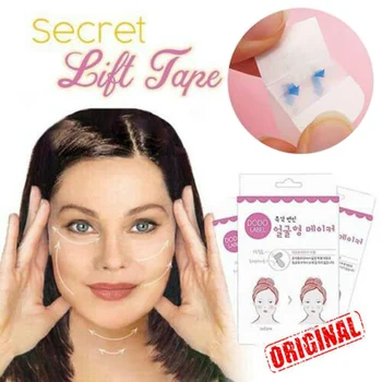 

40Pcs/Box Secret Lift Tape Effective Face Sticker Thin Invisible Chin Patch LDO99