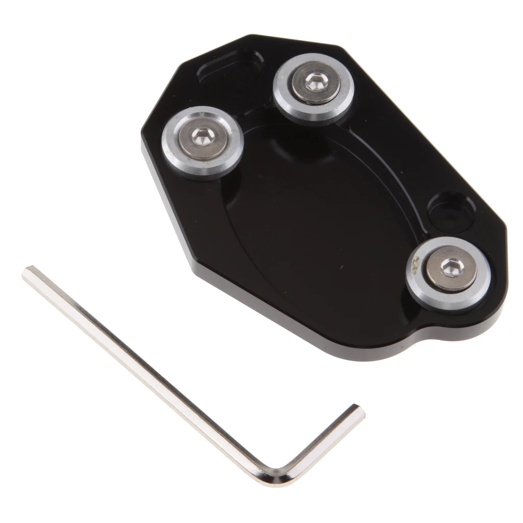 Motorcycle CNC Side Stand Kickstand Enlarge Plate Pad For Kawasaki Z1000