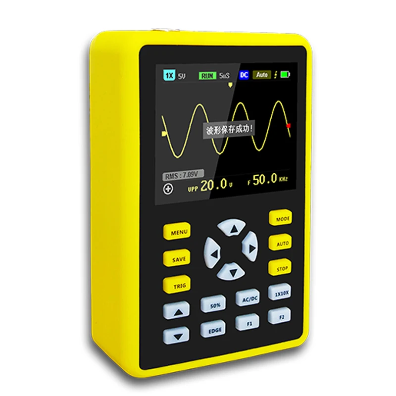 US $64.99 Russian Warehouse Yeapook Ads5012h Handheld Digital Portable Mini Oscilloscope Kit With 100mhz Bandwidth 500msS Sampling Rate