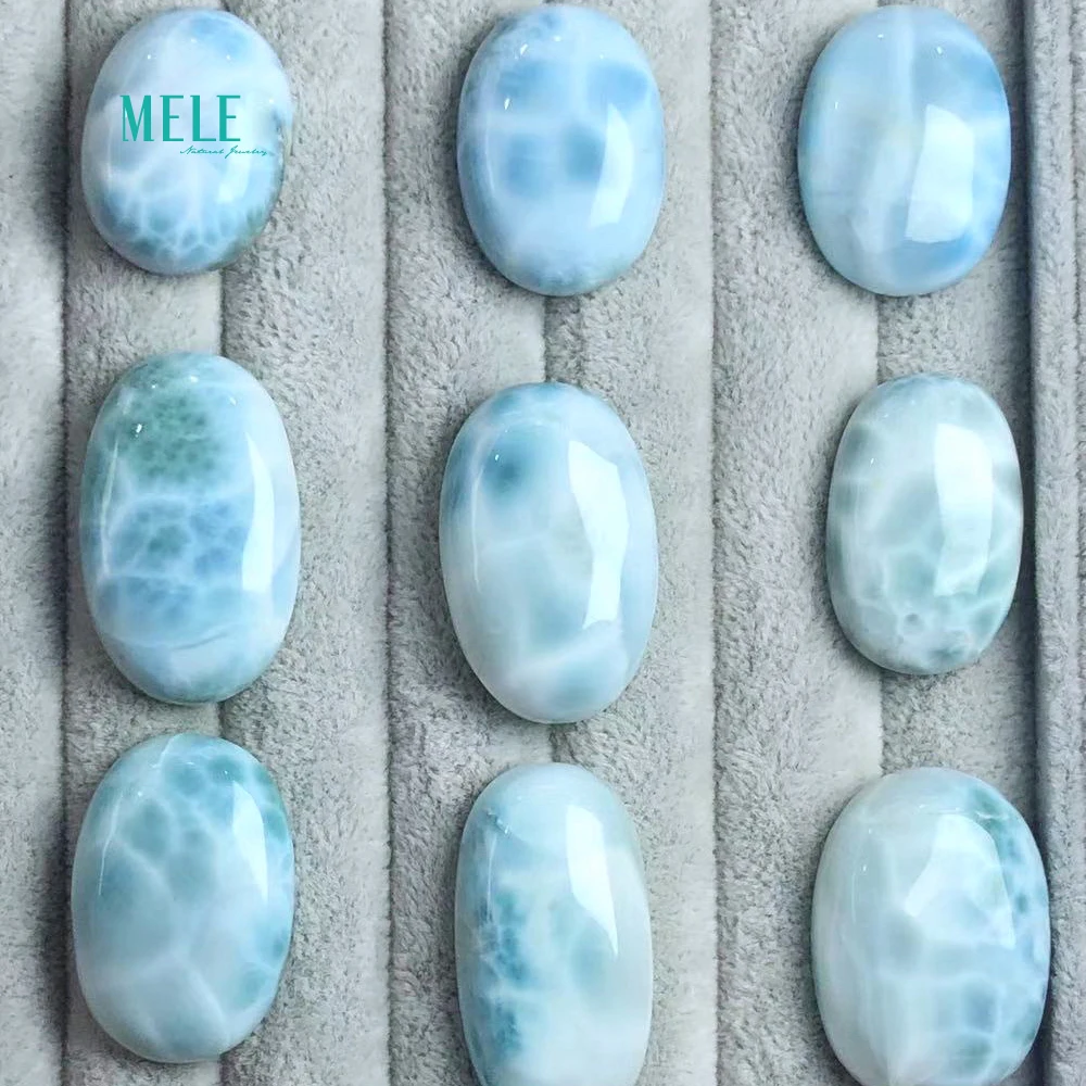 Natural Dominican Larimar sea lines stone naked stone 9~14 gram random Deliver goods