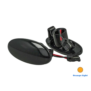 

CARALL LN1152Y Kit arrow Side Led Side Marker black lens Fume orange light for Nissan Qashqai Micra X-trail Cube Eval