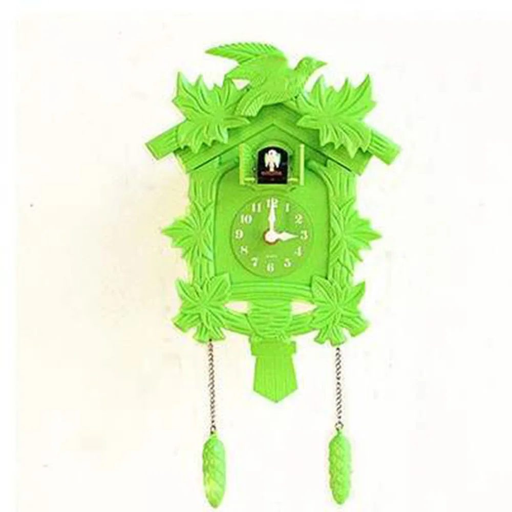 Cuckoo Clock Living Room Wall Clock Bird Cuckoo Alarm Clock Watch Modern Brief Unicorn Decorations Home Day Time Alarm Decor 