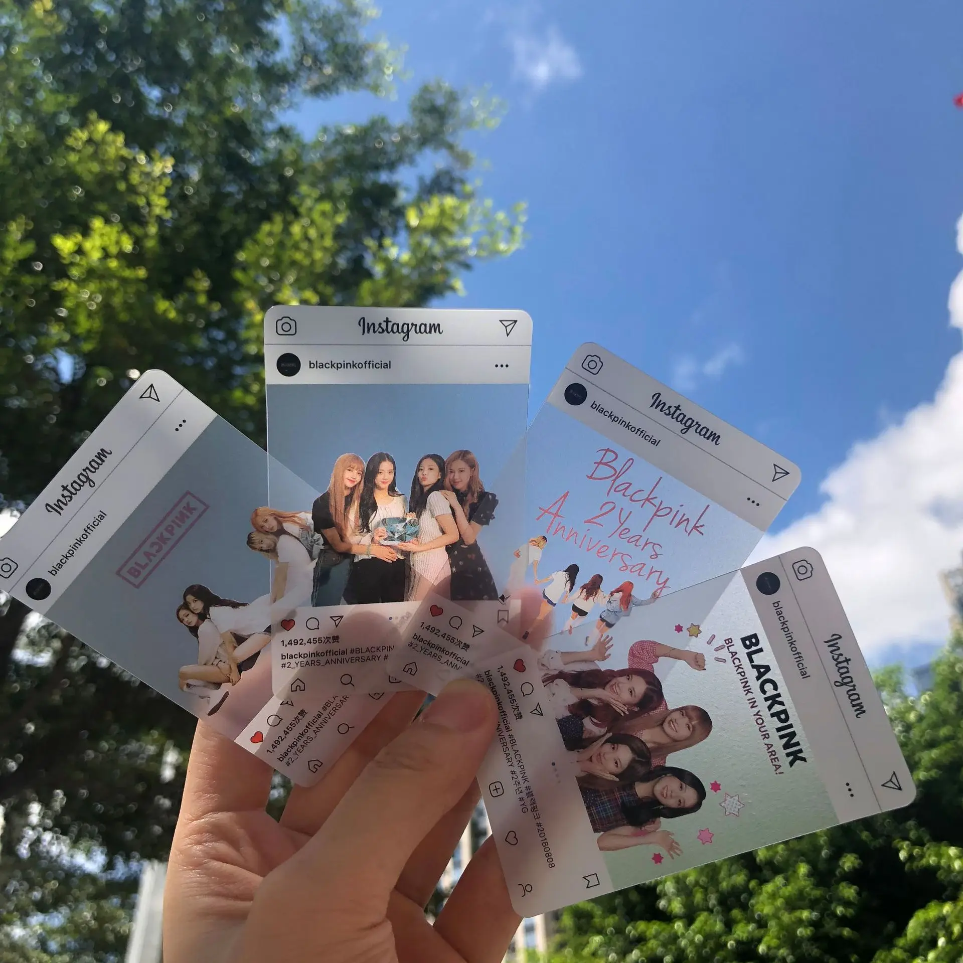 

8pcs/set Kpop Blackpink photocard album ins transparent girls DIY Paper Photo Card for fans collection jennie lisa blackpink