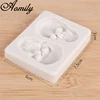 Aomily Skull Shaped Silicone Molds Tricky Halloween DIY Handmade Fondant Cake Mold Sugar Craft Chocolate Moulds Tools Cake Decor ► Photo 3/6