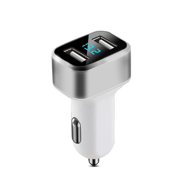 C-gray CBAOOO Универсальное USB Автомобильное зарядное устройство для мобильного телефона планшет gps быстрое зарядное устройство автомобильное зарядное устройство двойной USB Автомобильное зарядное устройство адаптер в автомобиле - Тип штекера: C-gray
