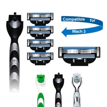 

TFLYSHAVE Forious 3 High Quality Shaver For Men Cutter Head 3 Layer Shaving Blades Safety Razor Body Wash Tool Accessories