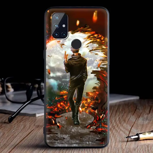 For OnePlus 8 Nord 7Pro Case For One Plus Z N10 5G 8T 7 Pro n100 7T 6T Full Protection Soft Phone Cover Jujutsu Kaisen Anime Sac B08