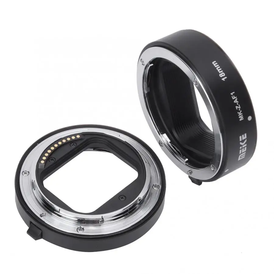 MEIKE MK-Z-AF1 Макро Удлинитель с автофокусом переходное кольцо 11 мм 18 мм для Nikon Z Mount Z6 Z7 беззеркальная камера