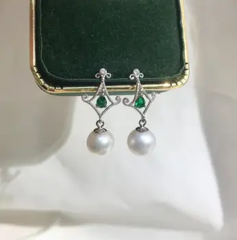 

Party Gift 925 Sterling Silver Earrings Findings Settings Base Mountings Parts Mounts for Coral Pearls Agate Crystal Stones Jade
