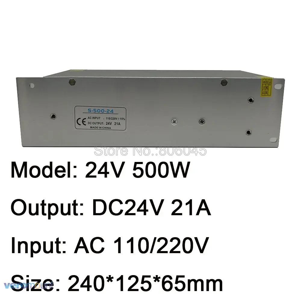 24V освещение Трансформатор AC110V 220V постоянного тока до DC24V 1A 2A 3A 5A 6.5A 8.5A 10A 15A 16.5A 21A 30A переключение Питание Мощность конвертер