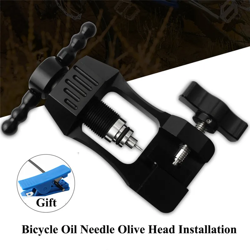 

Practical Bicycle Oil Needle Olive Head Installation Push Into Tool Inserter Mountain Bike Road Bike Disc Bike Repair Tool