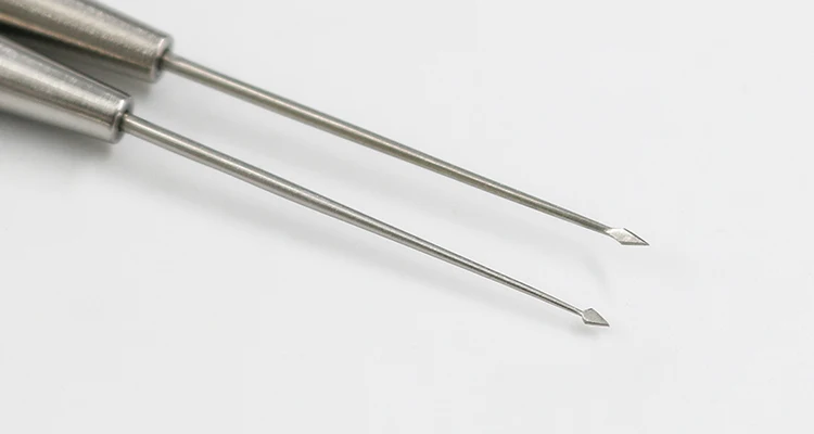 Instrumento de Oftalmologia Microscópico Corpo Estrangeiro Agulha Hospital Punctura Oftálmica Córnea pá Estranho 4 Cheap Instrumentos p pálpebra