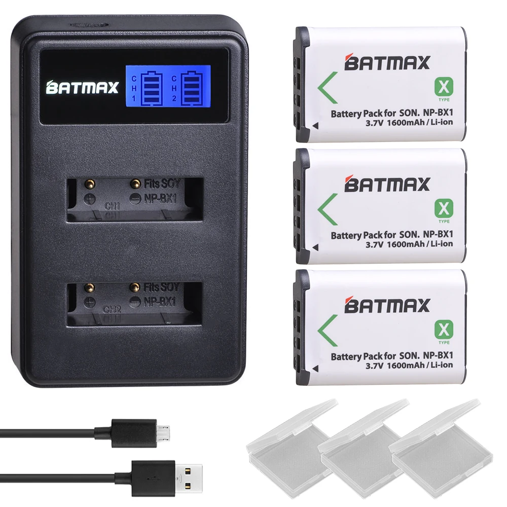 3 шт. NPBX1 NP-BX1 NP BX1 Батарея пакеты + ЖК-дисплей Dual USB Зарядное устройство для sony DSC RX1 RX100 AS100V M3 M2 HX300 HX400 HX50 HX60 GWP88