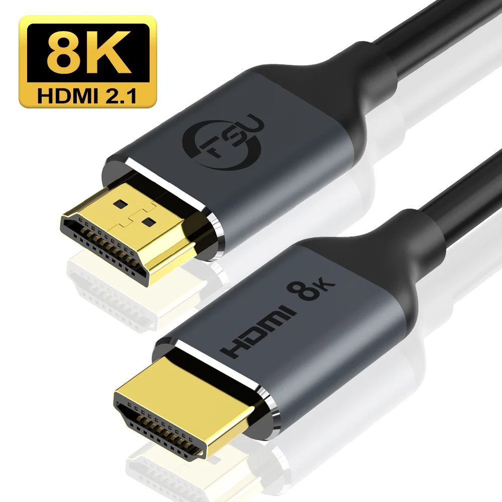 HDMI 2.1 Cable HDMI 8K/60Hz 4K/120Hz 48Gbps High Speed HDCP2.2 HDR for PS4 Splitter Switch Audio