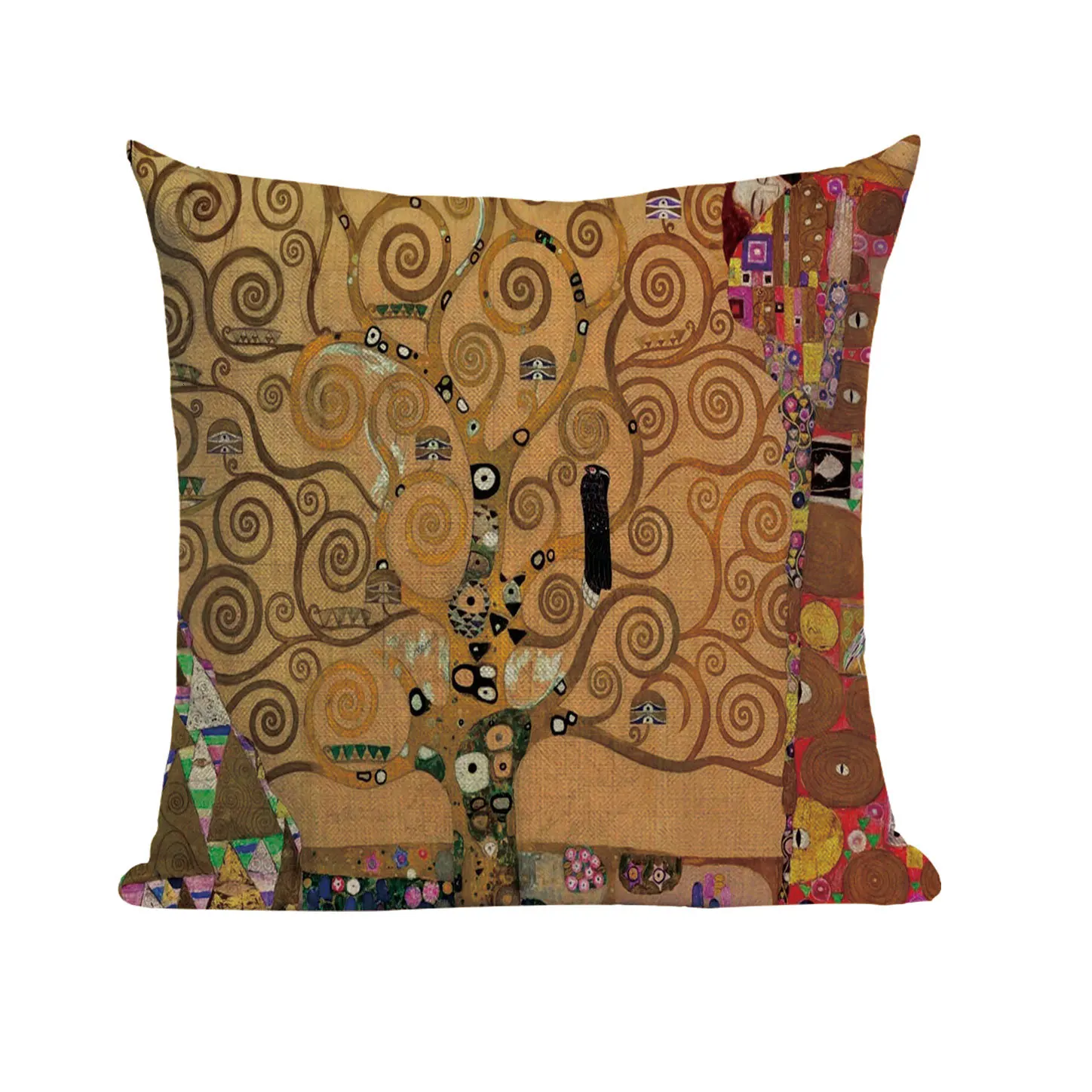 Ретро абстрактные наволочки для подушек Gustav Klimt Empress Чехлы для подушек Масляные картины Декоративные диванные подушки Чехол Kissen