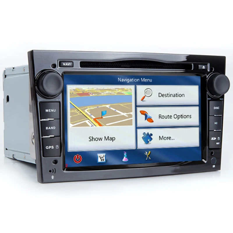 Sale 2 Din Android 8.1 Car DVD Player for Opel Vectra C Zafira B Corsa D C Astra H G J Meriva Vivaro Multimedia GPS Navigation Radio- 2