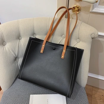 

PU Leather Casual Tote Bags 2020 Women's Bag Luxury Women's Handbags Designer Fashion Shoulder Bag Shopper Bags for Women 2020