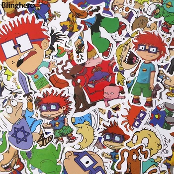 

20sets/lot Blinghero Cartoon 40Pcs/set Funny Stickers Scrapbooking Stickers Skateboard Bicycle Car Stickers Kids Decals BH0131