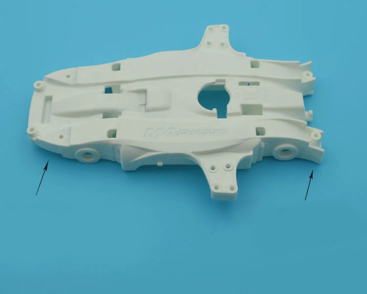 Белый/красный/оранжевый CNC MA шасси запчасти для 1/32 масштаб Tamiya мини 4WD гоночный автомобиль модель