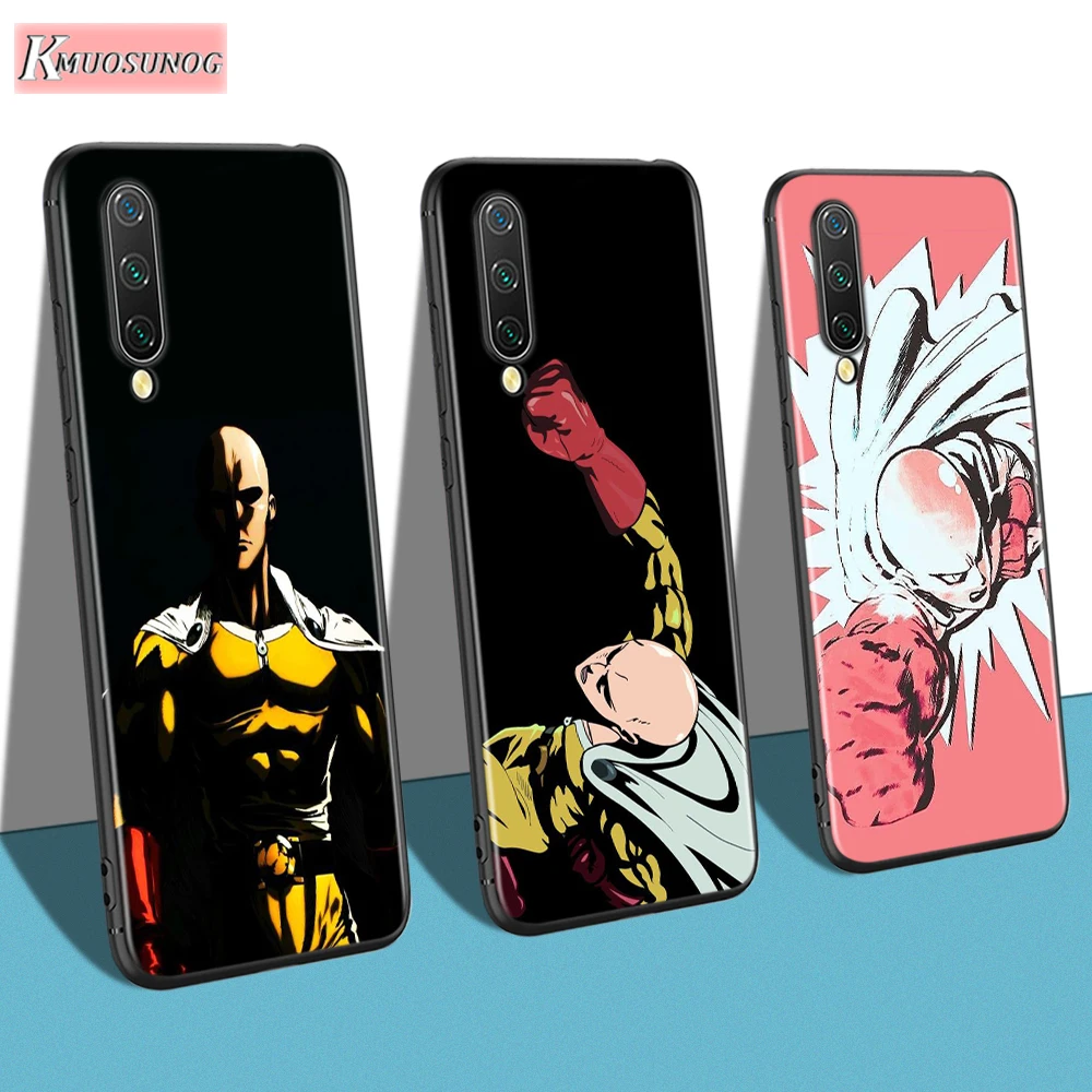 

Anime one punch man for Xiaomi Mi NOTE 10 9 8 Lite 9T SE Black Cover for Xiaomi Mi A1 A2 A3 CC9 SE Lite Phone Case