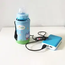 Портативный охладитель Детской бутылки Сумки USB Отопление умный теплый мешок для изоляции грудного молока