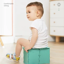 Portátil bebê menino wc bebê vaso sanitário assento dobrável potty treinamento pote de viagem ao ar livre potes assento da criança do bebê potty toalete tigela