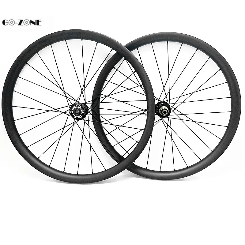 Go-zone 29er карбоновые колеса Асимметричные 40x28 мм AM бескамерные колеса для горного велосипеда novatec D791SB D792SB 100x15 142x12 mtb колеса