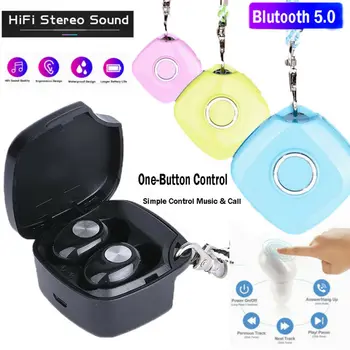 

Bluetooth 5.0 Wireless Headphones TWS Earphones Mini Stereo Headset For IOS Android