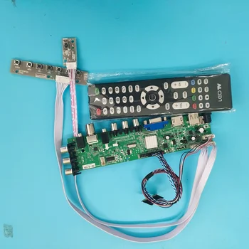 

Kit For LP156WH4-TLD1 /LP156WH4-TLD2 remote DVB-T2 TV USB HDMI VGA AV LED controller board digital 1366X768 Signal 15.6" 40pin