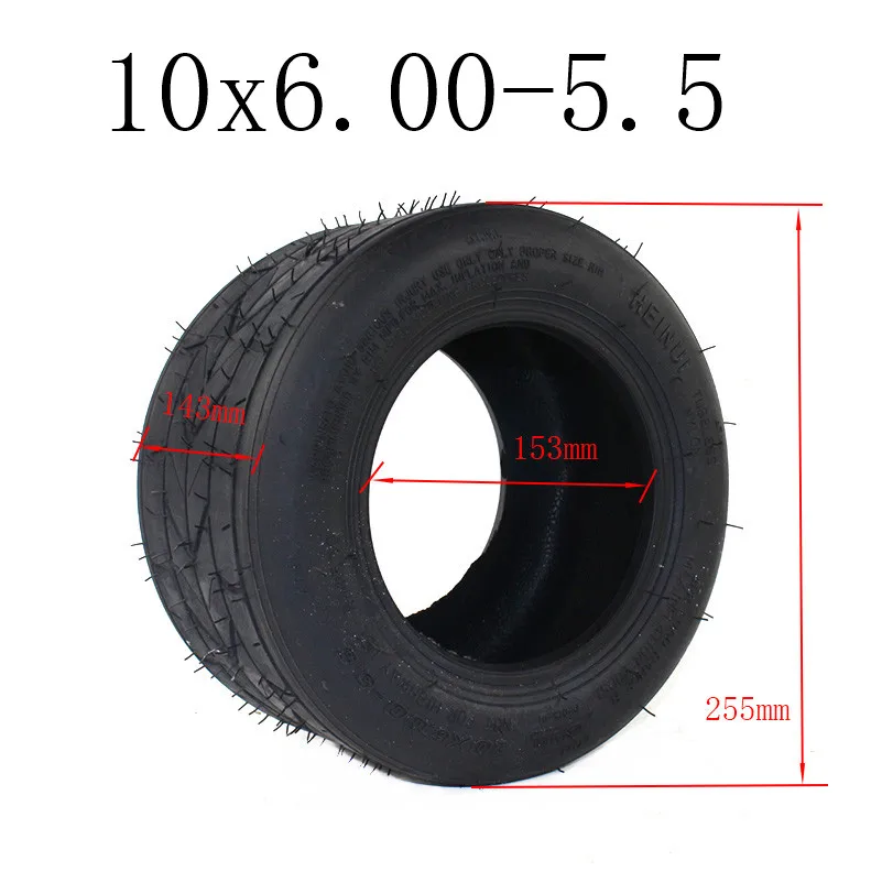 Супер 10x6. 00-5,5 бескамерные вакуумные шины для маленьких Мотоциклов Harley 5,5 дюймов электрический автомобиль колеса мотоцикла
