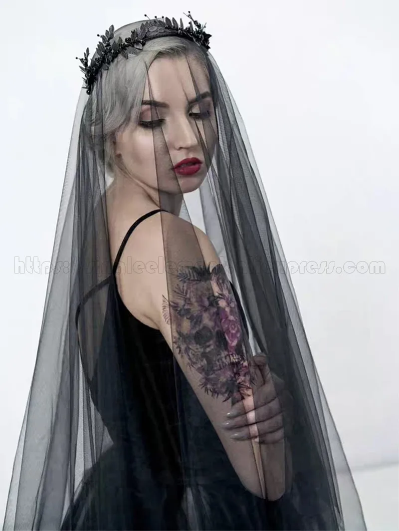 High Quality 3M 5M Black Wedding Veil One-layer long Bridal Veil Head Veil Wedding Accessories velos de novia 2019 largos High Quality 3M 5M Black Wedding Veil One-layer long Bridal Veil Head Veil Wedding Accessories velos de novia 2019 largos