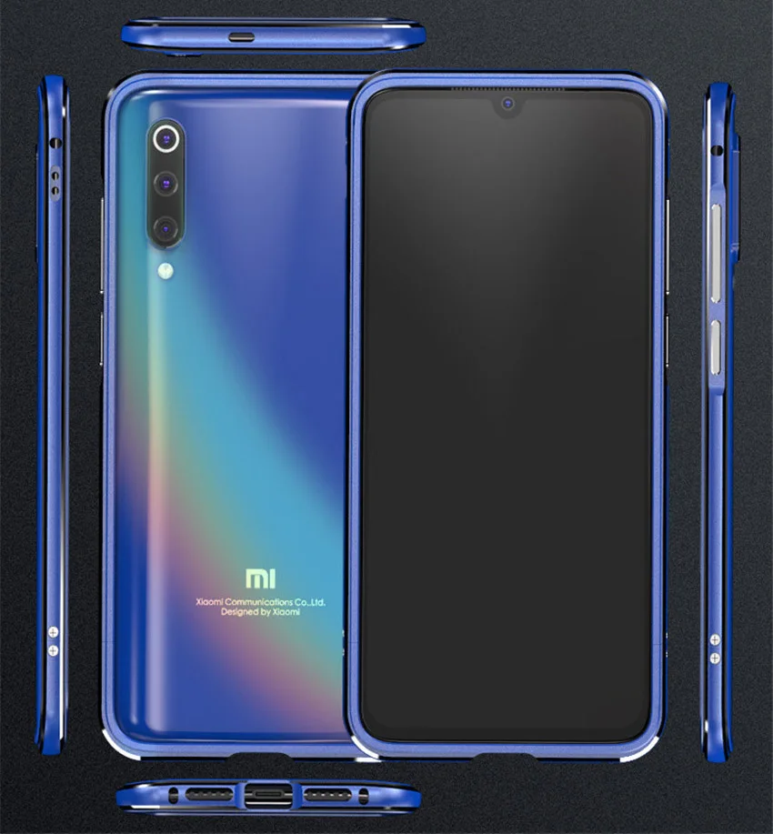 Ультра тонкая металлическая рамка для Xiaomi mi 9 чехол жесткий алюминиевый чехол бампер для Xiaomi mi 9 mi 9 Lite