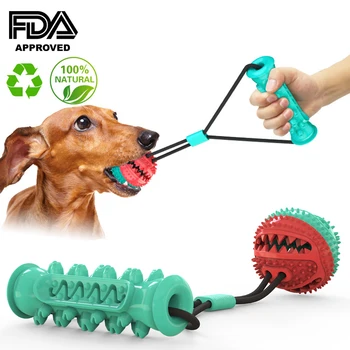 

New Pet Interactive Toy Dog Bite Combination Drawstring Toy Training Ball DT-008