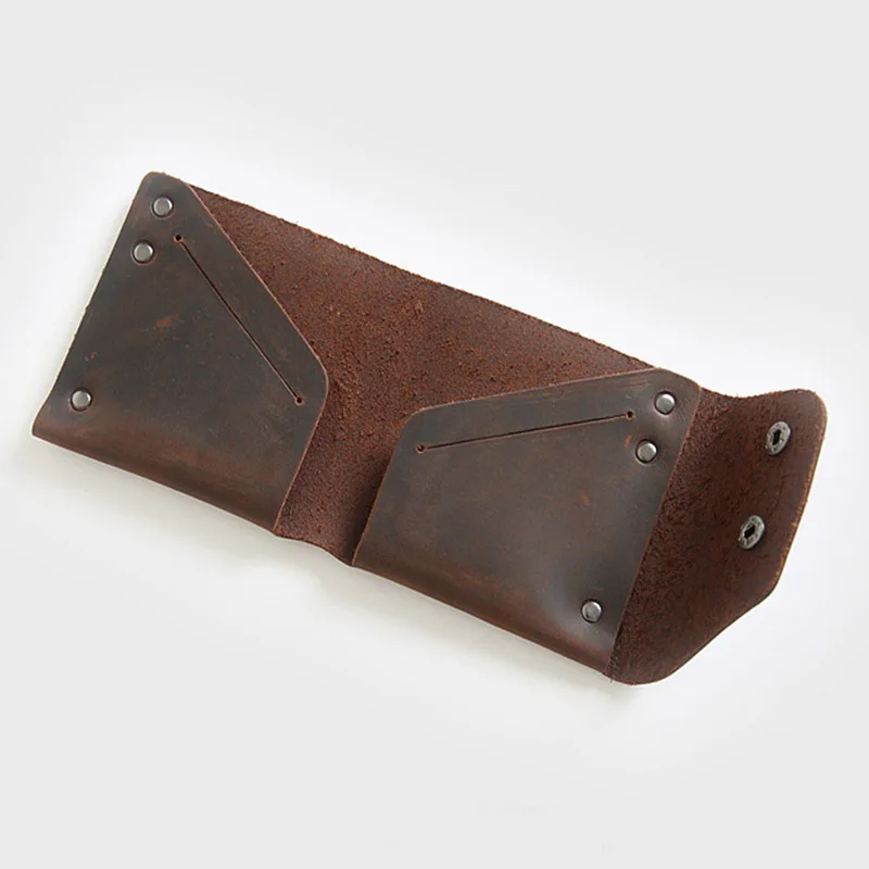 Мужские бумажники из 100% натуральной кожи Crazy Horse кожаный кошелек Carteira Masculina Ретро