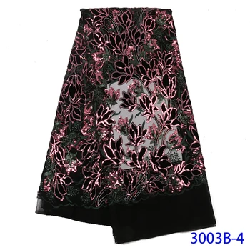 

French Net Sequin Embroidery Nigerian Aso Ebi Lace Fabric Velvet Tulle Lace Embroidered French Net Lace Wholesale Sequin Fabric